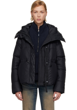 Canada Goose Black 'Tonal Label' Montgomery Down Jacket