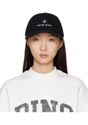 ANINE BING Black Jeremy Baseball Cap