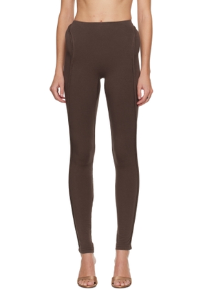 Ottolinger Brown Sculpted Hip Leggings