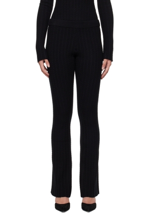 GUIZIO Black Camille Lounge Pants