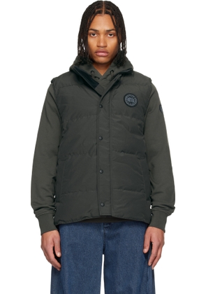 Canada Goose Gray 'Black Label' Garson Down Vest