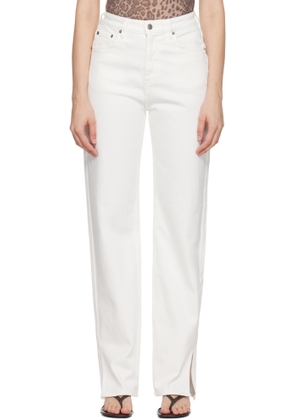 Ksubi Off-White Playback Splits Jeans