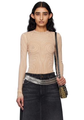 Jean Paul Gaultier Pink 'The Spirale' T-shirt