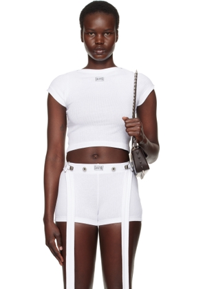 Jean Paul Gaultier White 'The Patch' T-Shirt