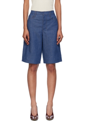 Max Mara Blue Eric Denim Shorts