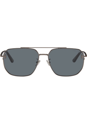 TOM FORD Gunmetal Aviator Sunglasses