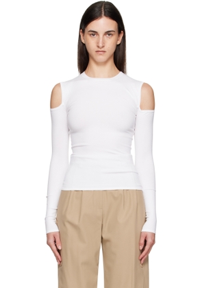 Max Mara White Vik Top