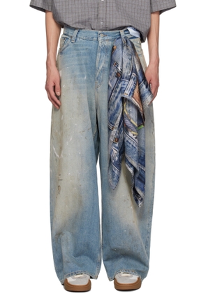 Acne Studios Blue Super Baggy Fit 2023M Jeans