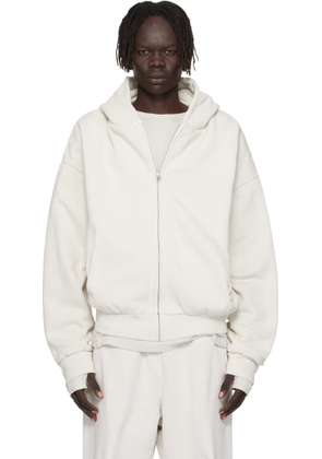 Entire Studios Off-White Thermal Hoodie