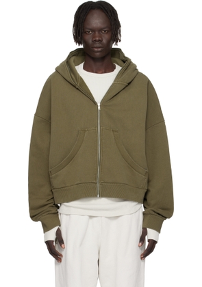 Entire Studios Khaki Eternal Zip Hoodie
