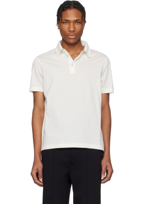 Moncler White Archivio SS Polo