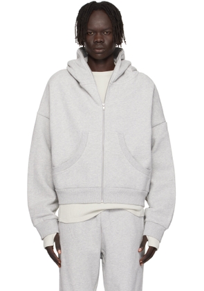 Entire Studios Gray Eternal Zip Hoodie