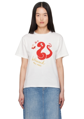 Weekend Max Mara White Cabina T-shirt