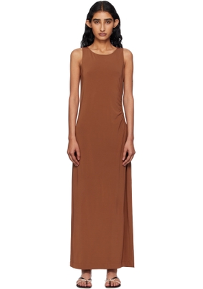 Max Mara Brown Caro Maxi Dress