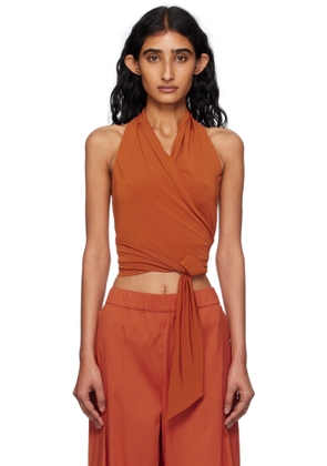 Max Mara Orange Plinio Top