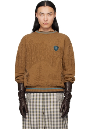 Kiko Kostadinov Brown Fitz Sweater