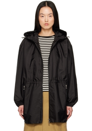 Moncler Black Wete Hooded Jacket