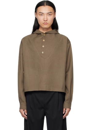 Kiko Kostadinov Brown Slatina Hoodie