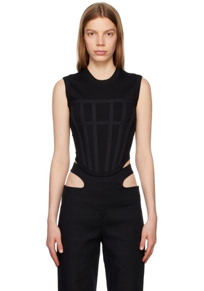Dion Lee Black Corset Tank Top