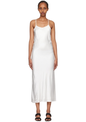 THIRD FORM White Crush Bias Maxi Dress