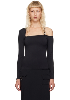 HELIOT EMIL Black Invariable Long Sleeve T-Shirt