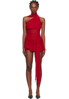 GUIZIO Red Cyrielle Minidress