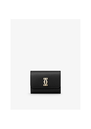 Womens C De Cartier Mini Leather Wallet