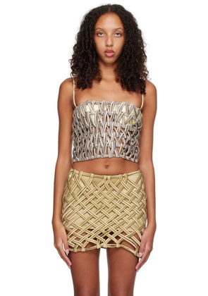 Isa Boulder SSENSE Exclusive Gray Band Tank Top