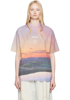 ADER error Multicolor Half Sleeve Knit Product. 60 T-shirt