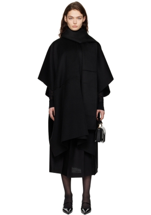 TOTEME Black Doublé Scarf Coat