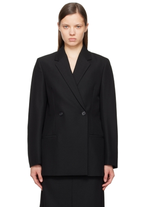 TOTEME Black Double-Breasted Blazer