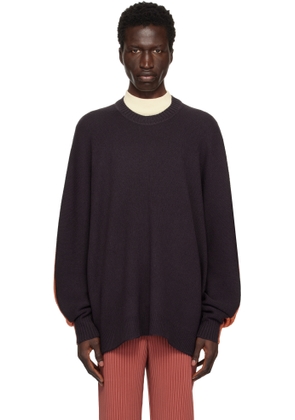 HOMME PLISSÉ ISSEY MIYAKE Brown Drawing Knit Sweater