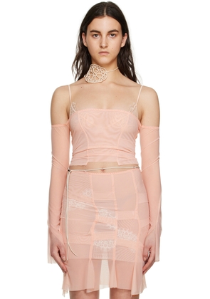 nastyamasha SSENSE Exclusive Pink Long Sleeve T-Shirt