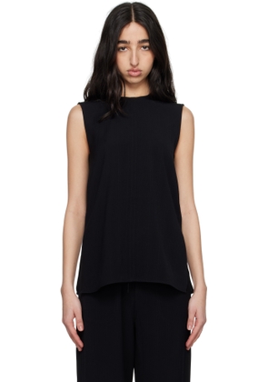 TOTEME Black Woven Stripe Top