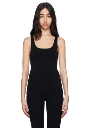 TOTEME Black Compact Knit Tank Top