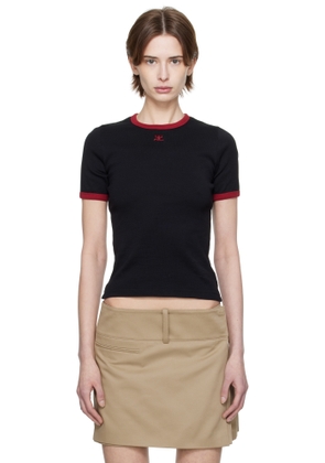 Courrèges Black & Red Heritage T-shirt