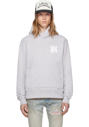 AMIRI Gray MA Core Logo Hoodie