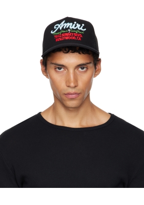 AMIRI Black 'AMIRI' Neon Lights Trucker Cap