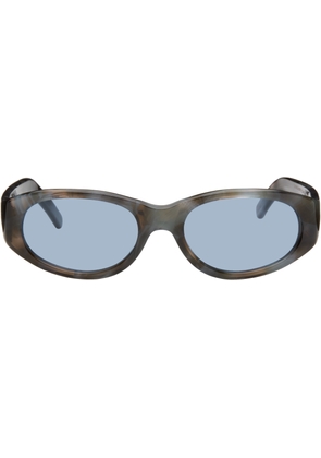 OUR LEGACY Brown & Blue Unwound Sunglasses