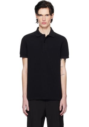 TOM FORD Black Tennis Piquet Polo