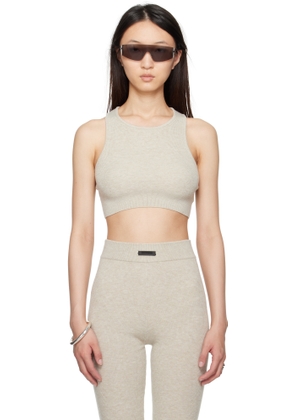 Fear of God ESSENTIALS Taupe Soft Rib Sport Tank Top