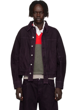 Eckhaus Latta Purple 'El Jacket Redux' Denim Jacket