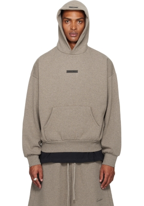 Fear of God ESSENTIALS Brown Classic Fit Fleece Hoodie