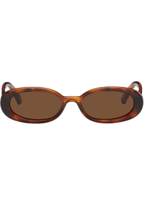 Le Specs SSENSE Exclusive Tan 'Outta Love' Sunglasses