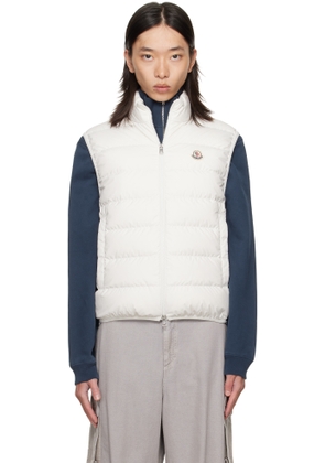 Moncler Off-White Contrin Down Vest