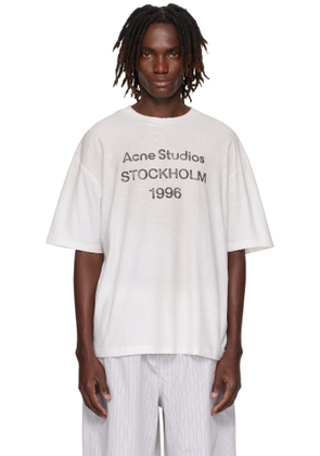 Acne Studios Off-White Logo T-shirt