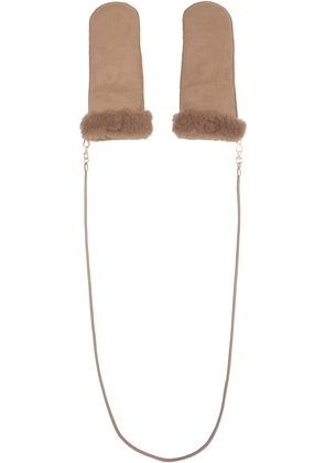 Max Mara Tan Sand Gloves