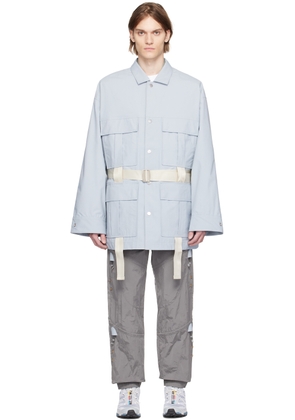 A. A. Spectrum Blue Safari Coat Set