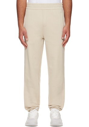 Moncler Off-White Cotton Sweatpants