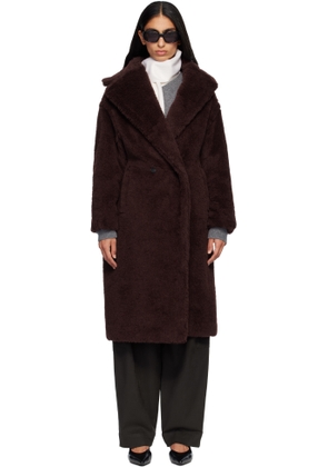 Max Mara Burgundy Tedgirl Coat